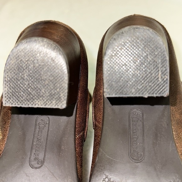 Bare Traps Arlyn Mid-Brown Zippered Stacked Heel Boots Nonskid Sole 7.5 - Picture 10 of 15